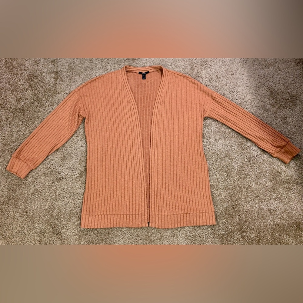 Forever 21 Brushed Ribbed Knit Cardigan
